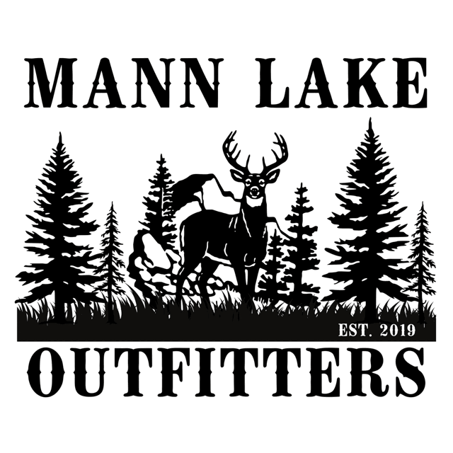 Mann Lake Outfitters wooden sign at the Steppan family farm, 10 miles west of Endeavour, Saskatchewan